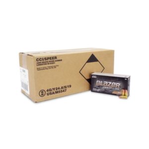 CCI Blazer Brass 9mm 115 Gr FMJ (1000 rds)
