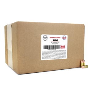 Sportsman's Select Remanufactured 9mm 147 Grain FMJ Subsonic Ammo (1000 rds)